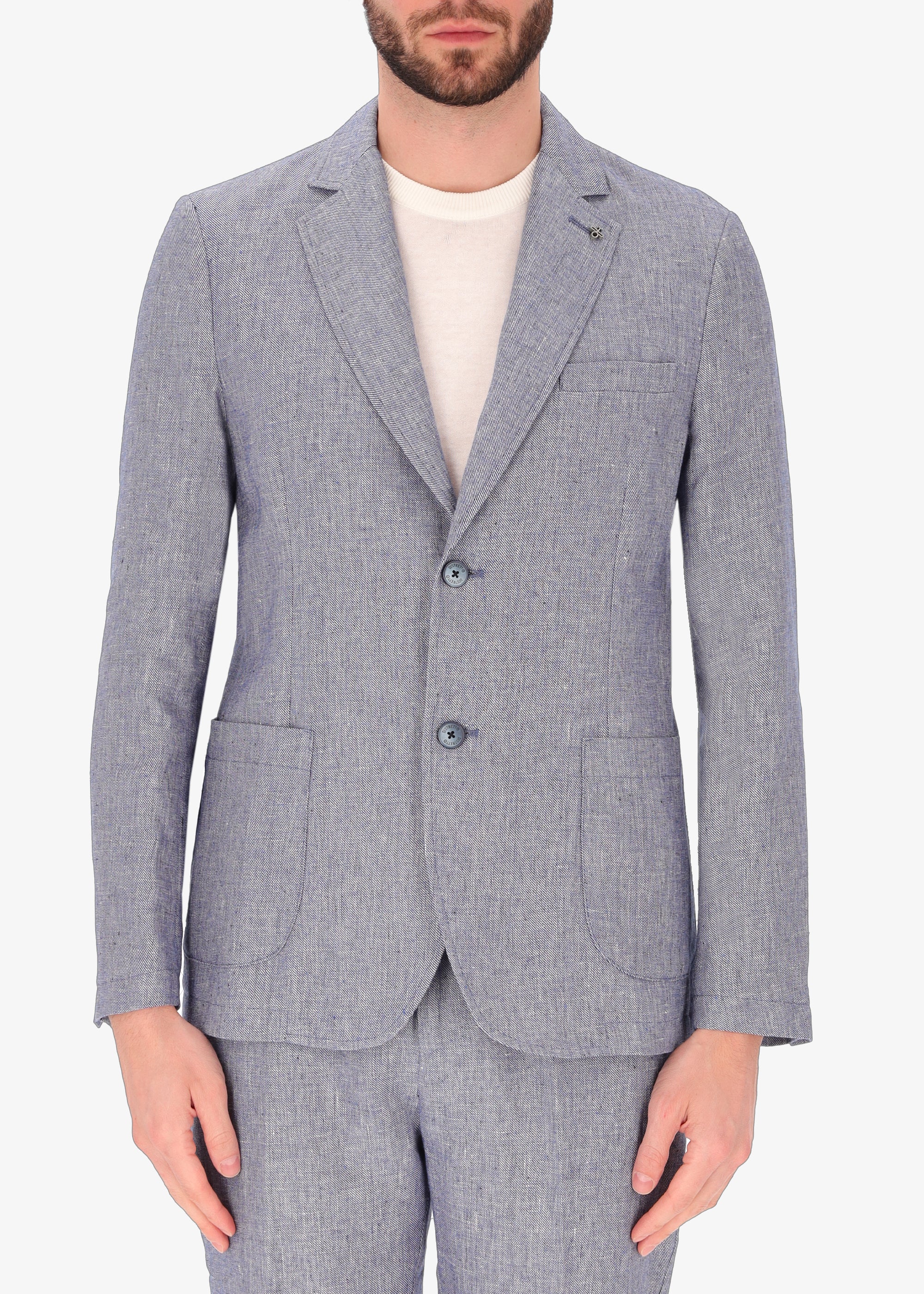 Linen Blend Fabric Jacket Certo