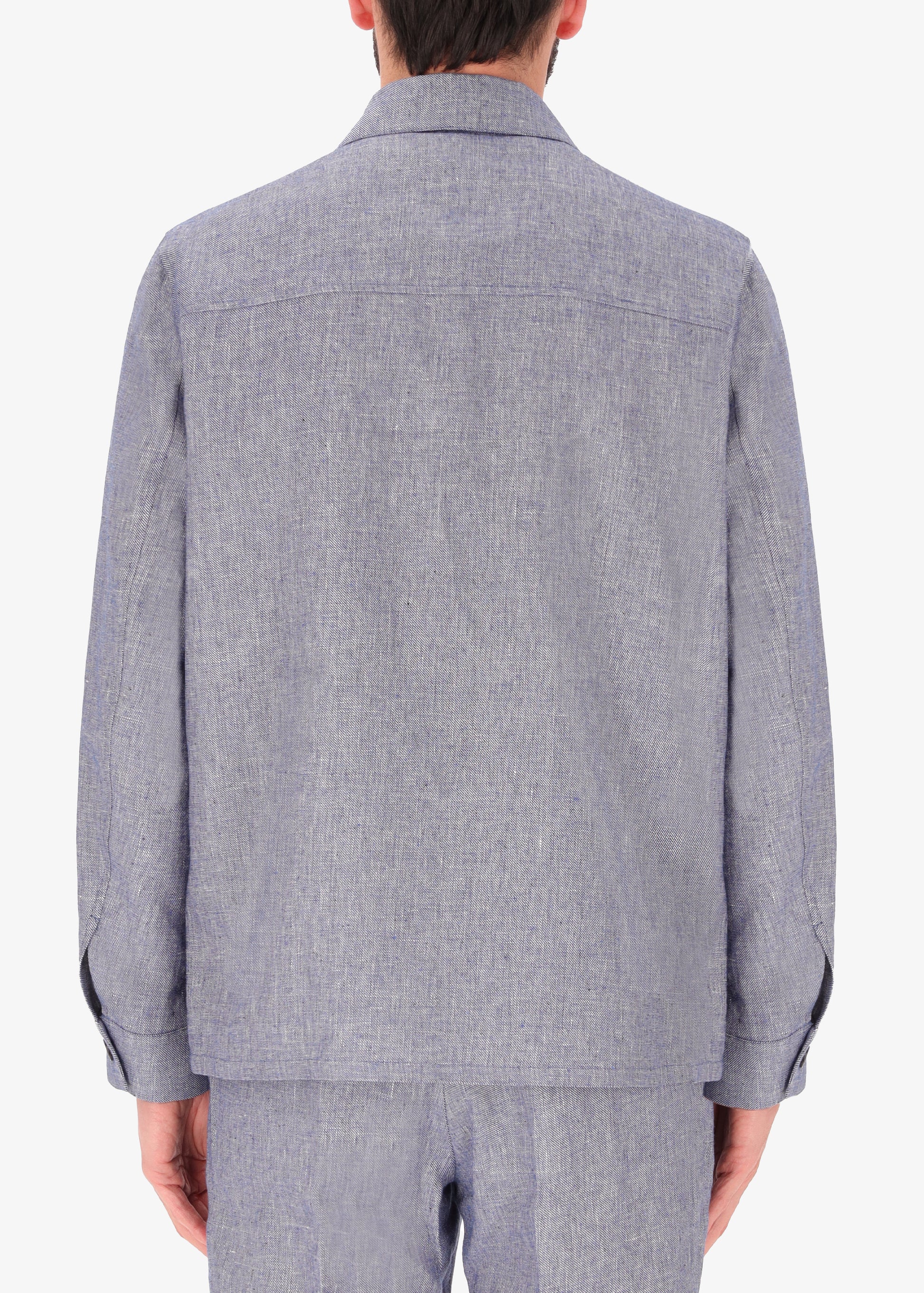 Giacca Camicia Work Certo in Tessuto Misto Lino