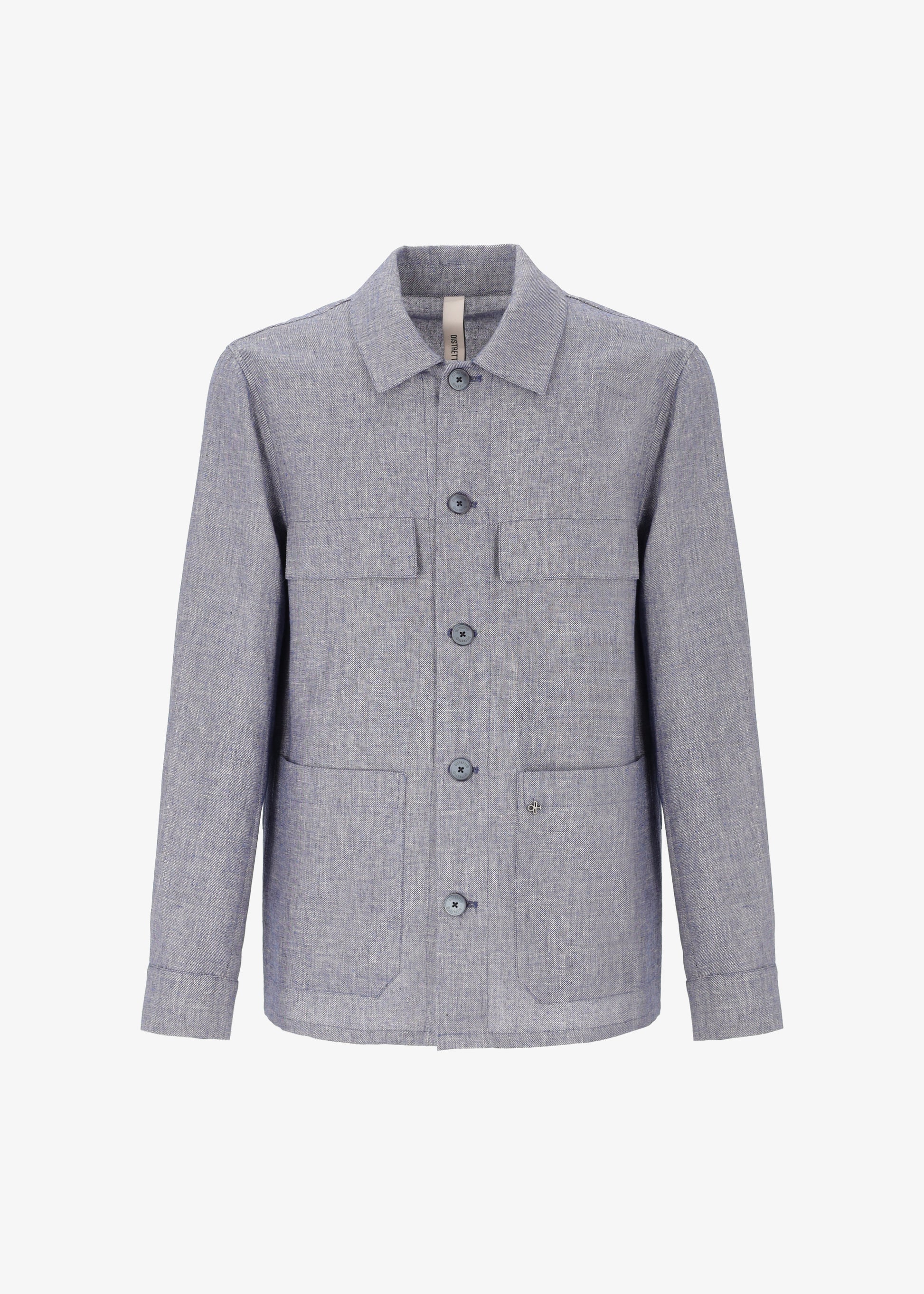 Giacca Camicia Work Certo in Tessuto Misto Lino