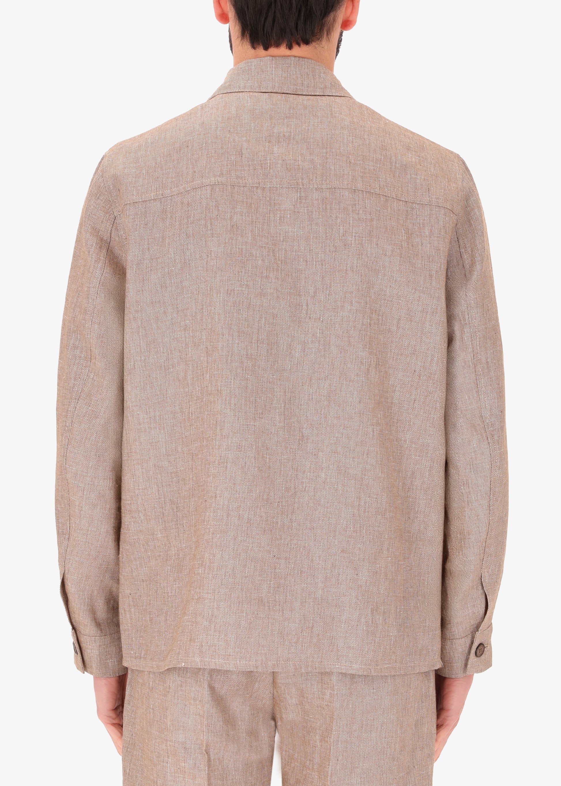 Giacca Camicia Work Certo in Tessuto Misto Lino
