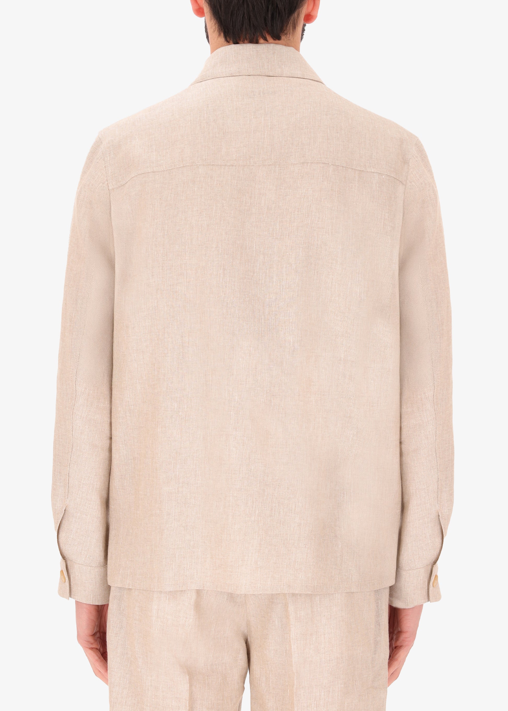 Giacca Camicia Work Certo in Tessuto Misto Lino