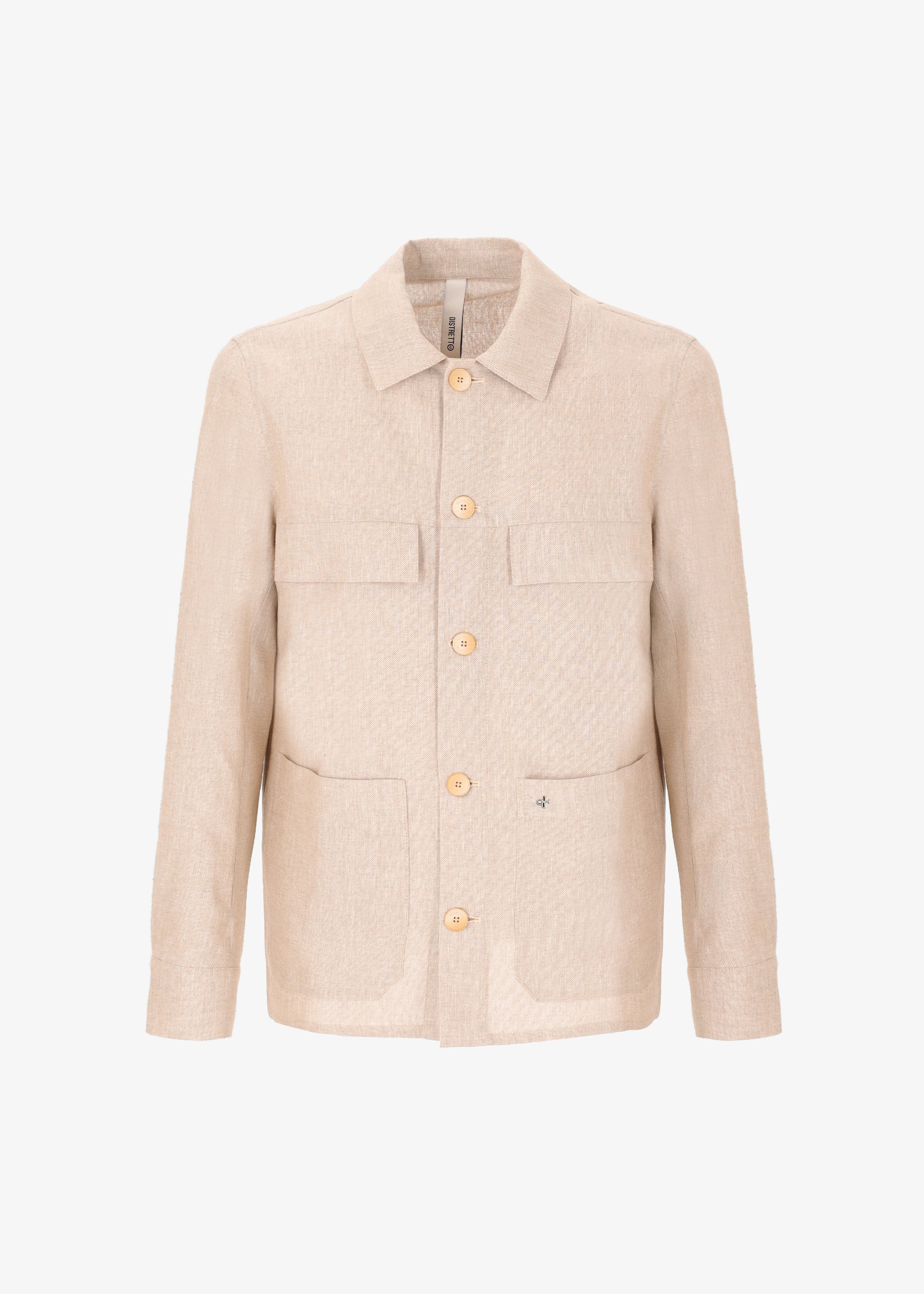Giacca Camicia Work Certo in Tessuto Misto Lino