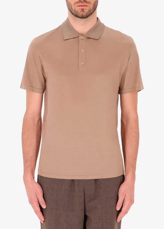 Mako Baumwolle Fil d'Écosse Polo Scot