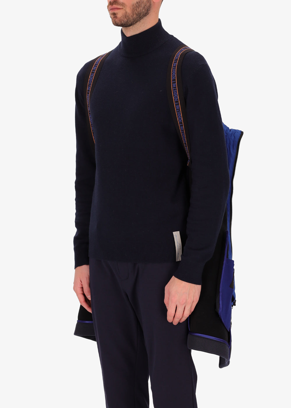 Peacoat Cruise in Micro Piquet Tecnico con Cappuccio Imbottito