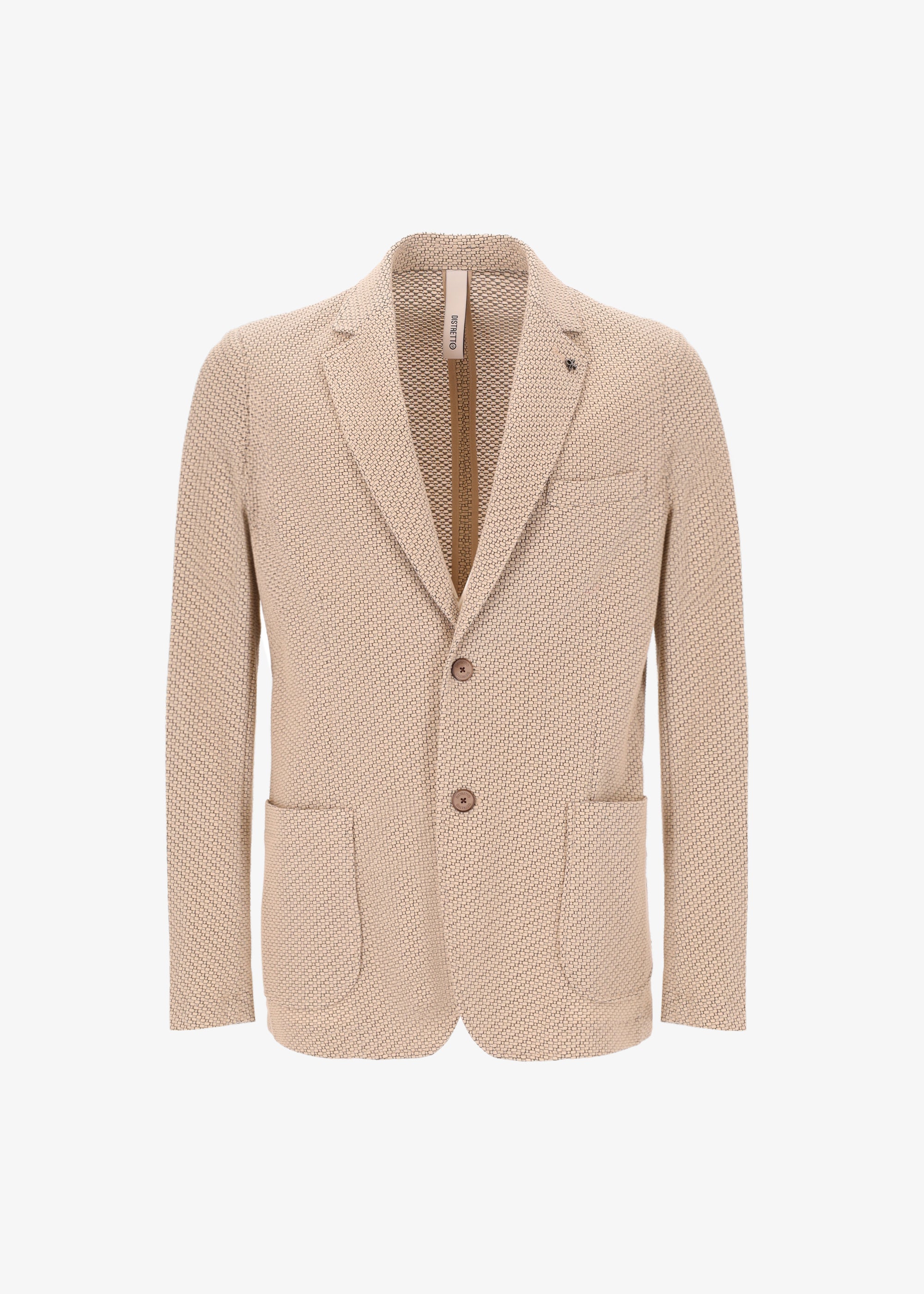 Micro Pattern Texture Cotton Jacket Zeri