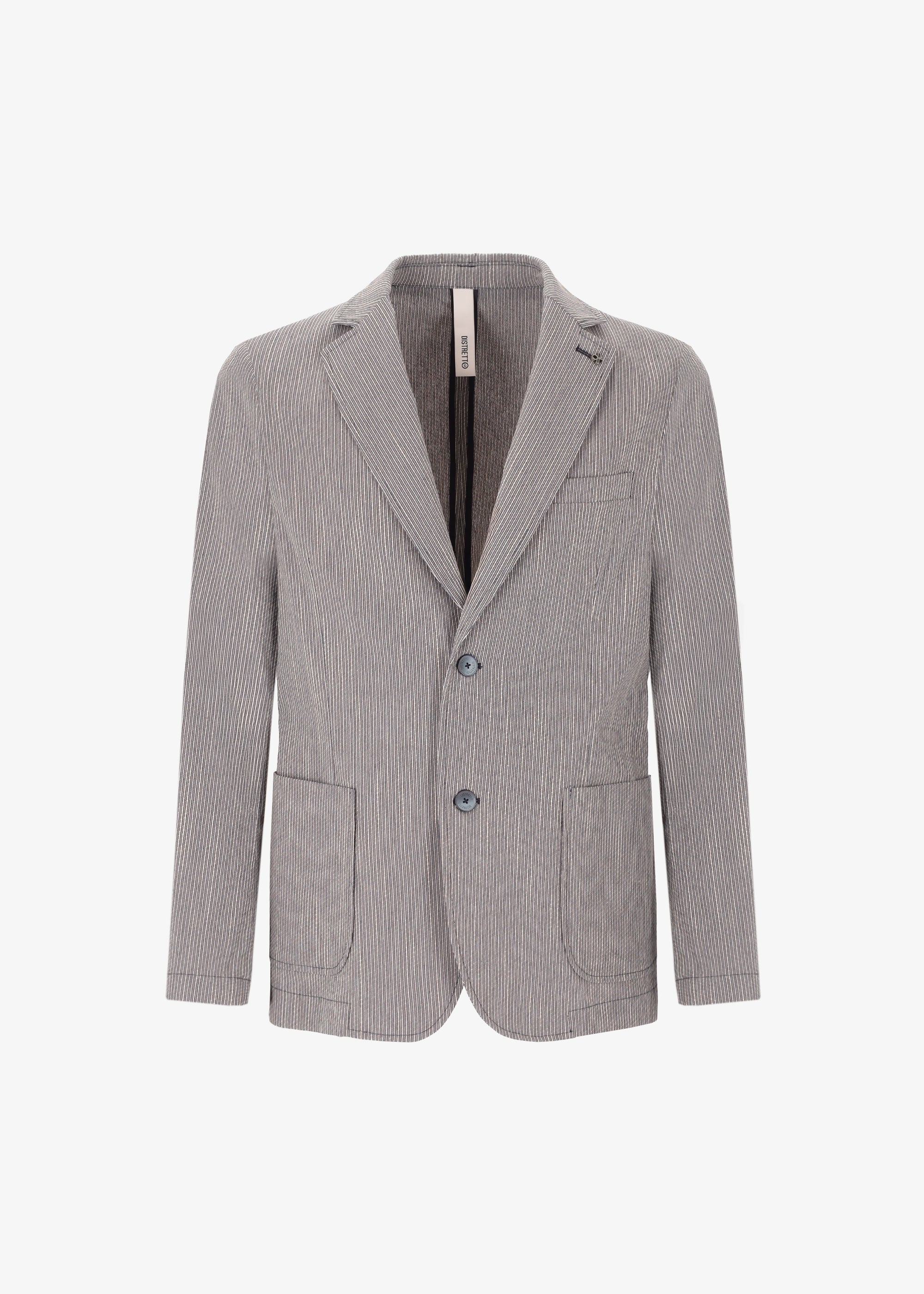 Giacca Sestino in Trama Micro Righe