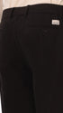 Relax Burri Black Milano-Jersey Trousers - Close-Up Of The Back Pocket