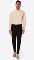 Relax Burri Black Milano-Jersey Trousers - Model Full Body Shot