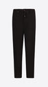Distretto12 Relax Burri Black Milano-Jersey Trousers - Product Still Life