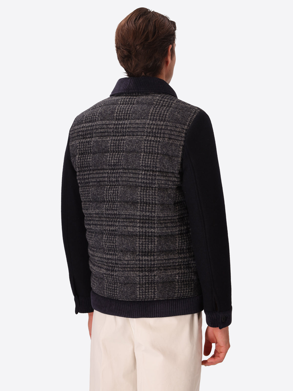 Aviator-Jacke im Materialmix Urban Gent