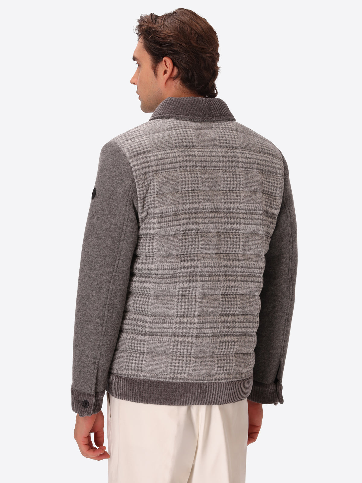 Aviator-Jacke im Materialmix Urban Gent