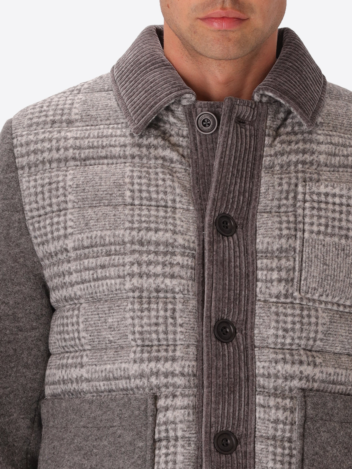 Aviator-Jacke im Materialmix Urban Gent