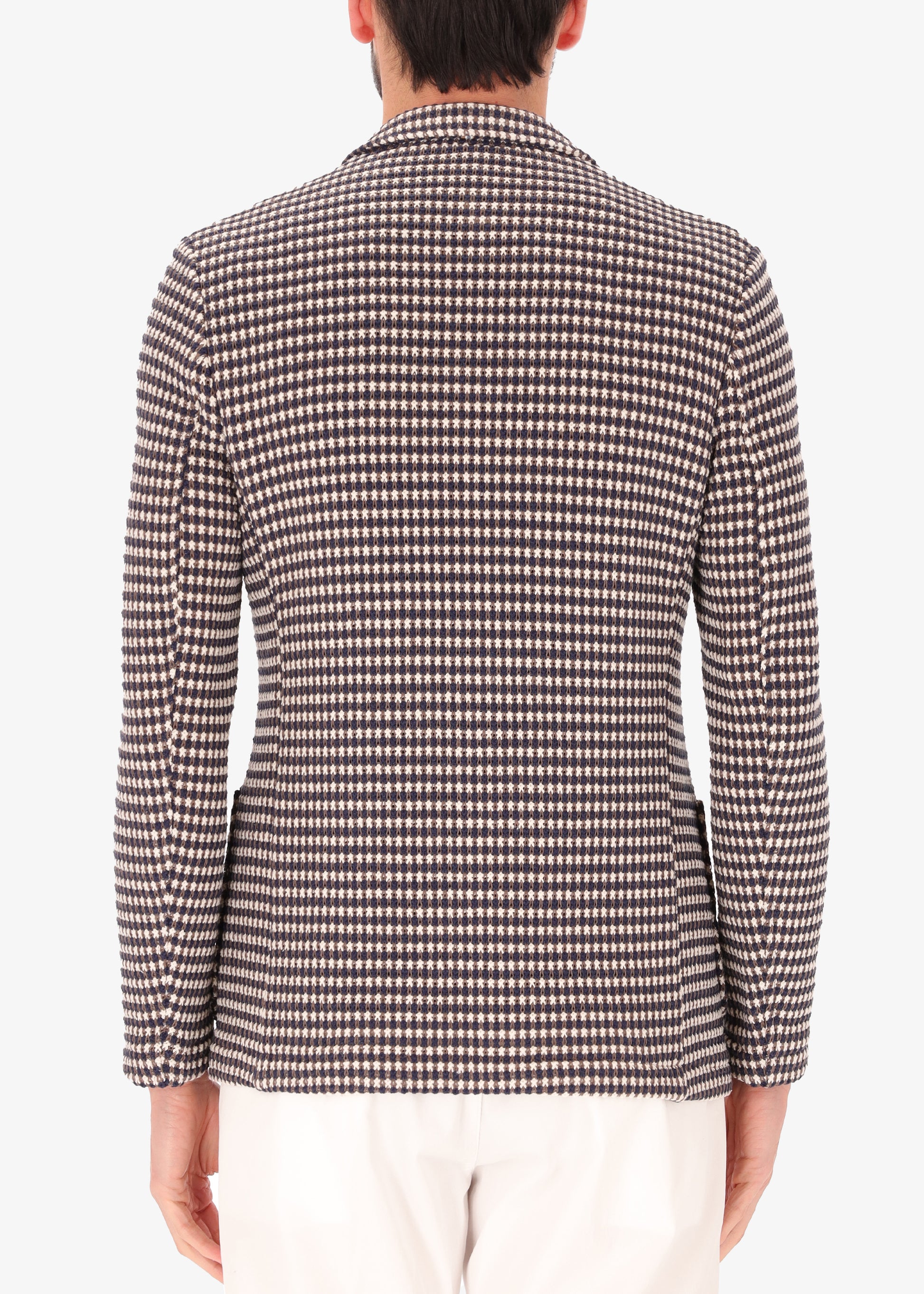 Giacca Reg in Maglia di Cotone Multicolor