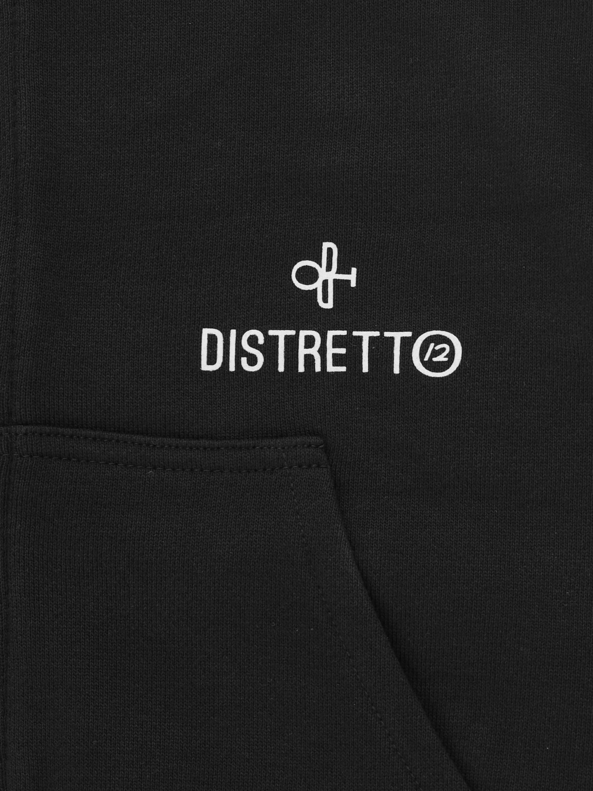 Kapuzen-Sweatshirt mit Reißverschluss aus einfarbigem Baumwoll-Sweatstoff mit Frontreißverschluss