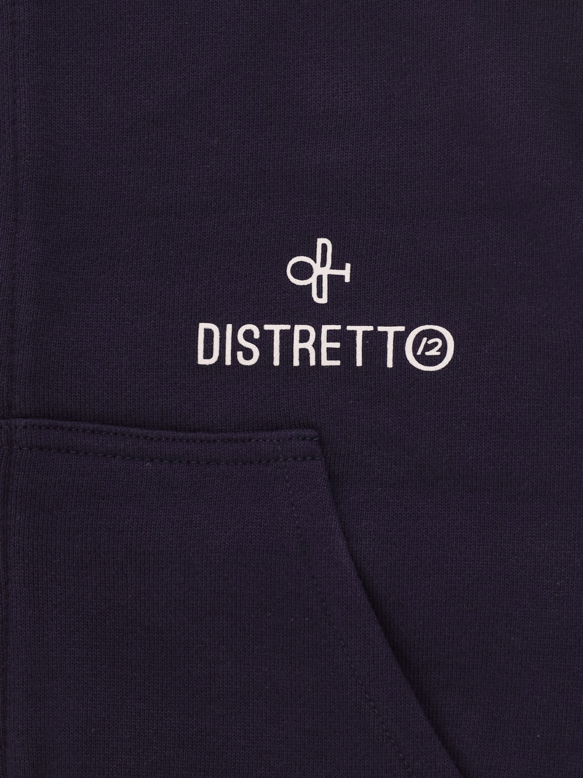 Kapuzen-Sweatshirt mit Reißverschluss aus einfarbigem Baumwoll-Sweatstoff mit Frontreißverschluss