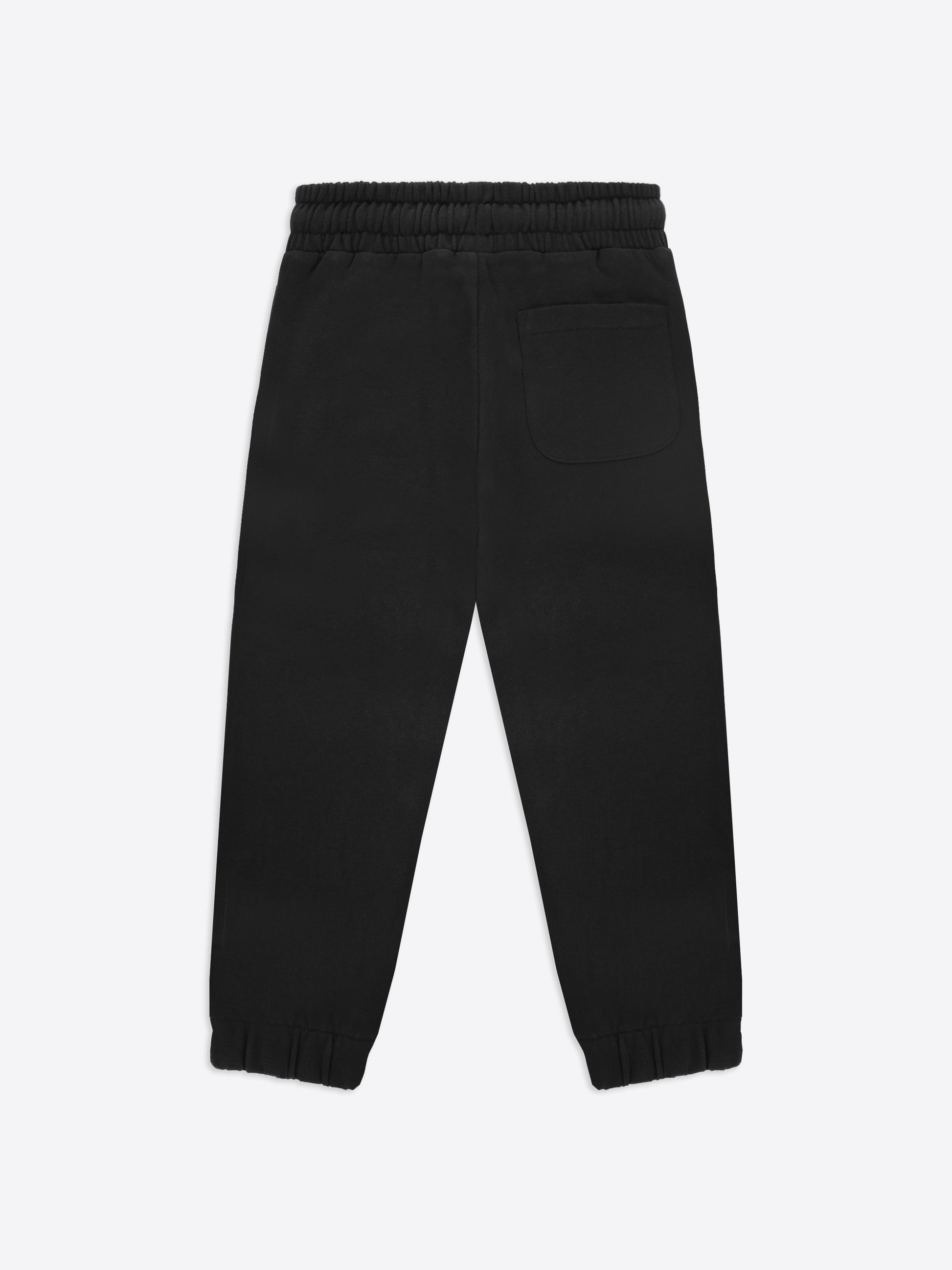 Hose Regular Fit aus einfarbigem Baumwollstoff mit klarem minimalistischem Design