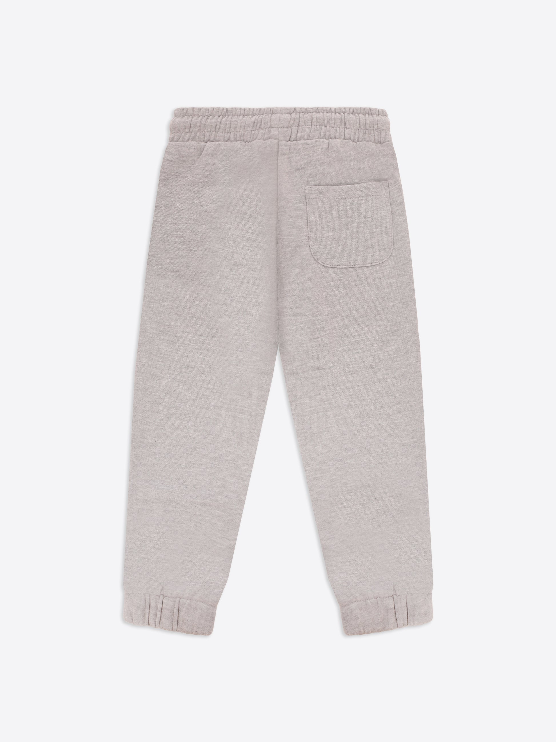Hose Regular Fit aus einfarbigem Baumwollstoff mit klarem minimalistischem Design
