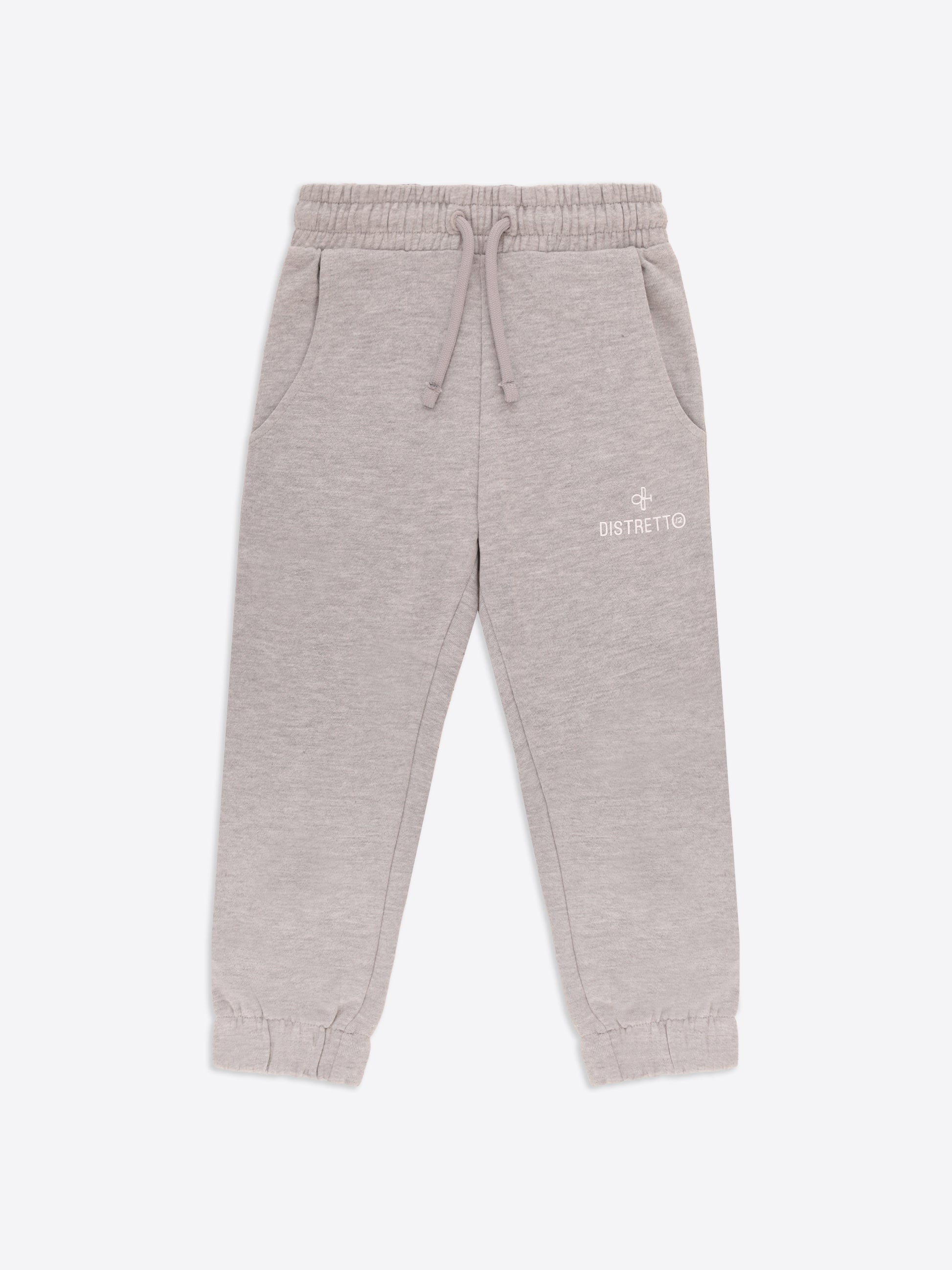 Hose Regular Fit aus einfarbigem Baumwollstoff mit klarem minimalistischem Design