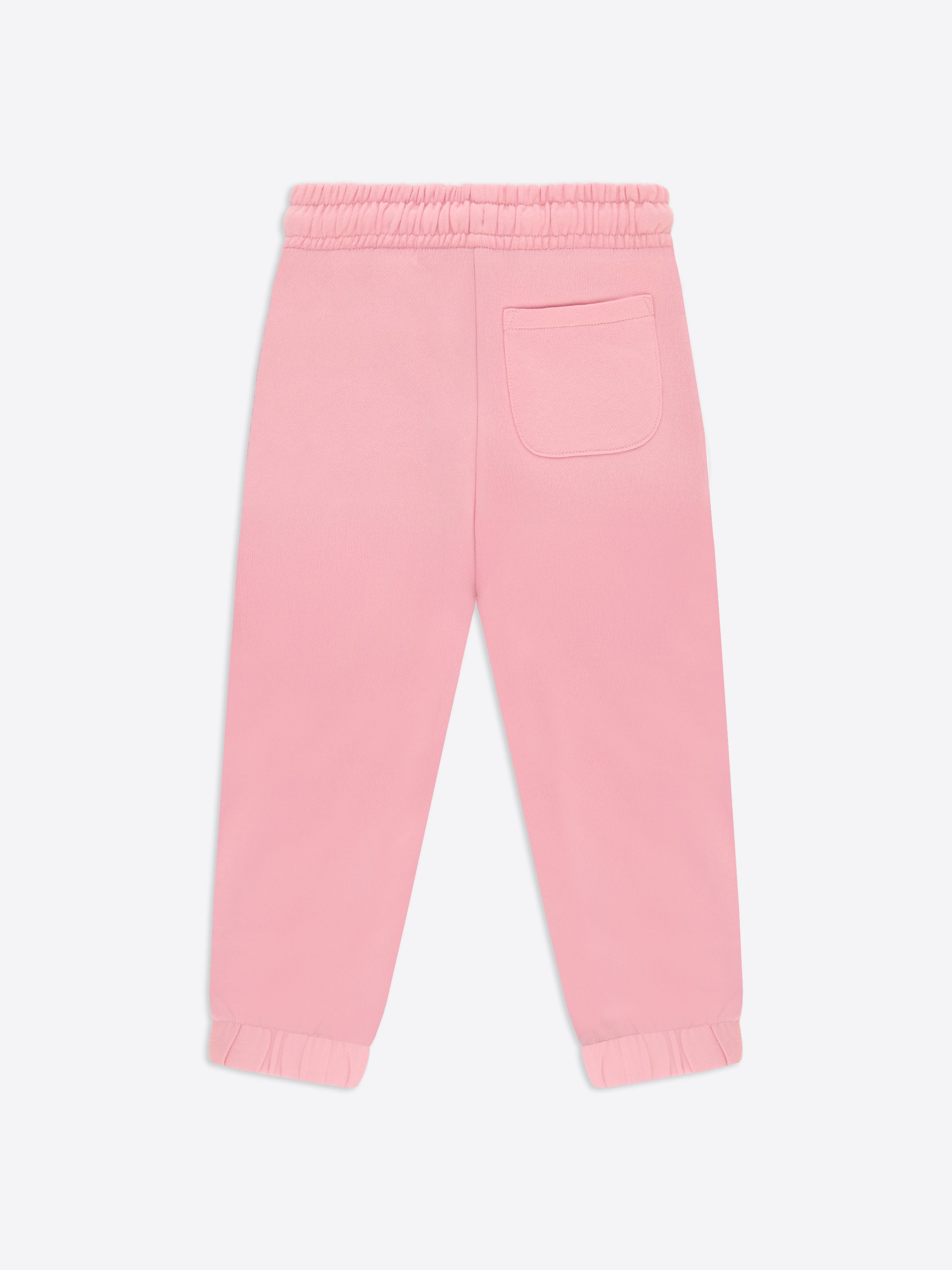 Hose Regular Fit aus einfarbigem Baumwollstoff mit klarem minimalistischem Design