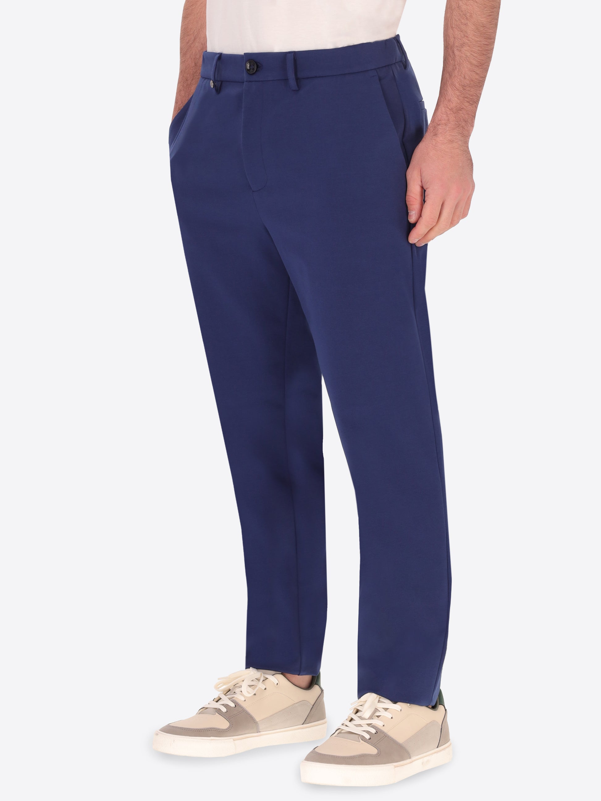 York Hose aus Technischem Punto-Milano-Gewebe