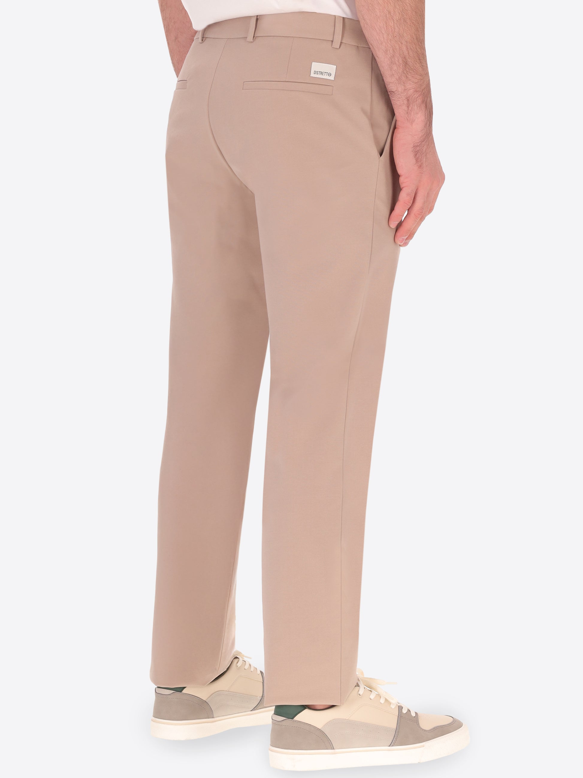 York Hose aus Technischem Punto-Milano-Gewebe