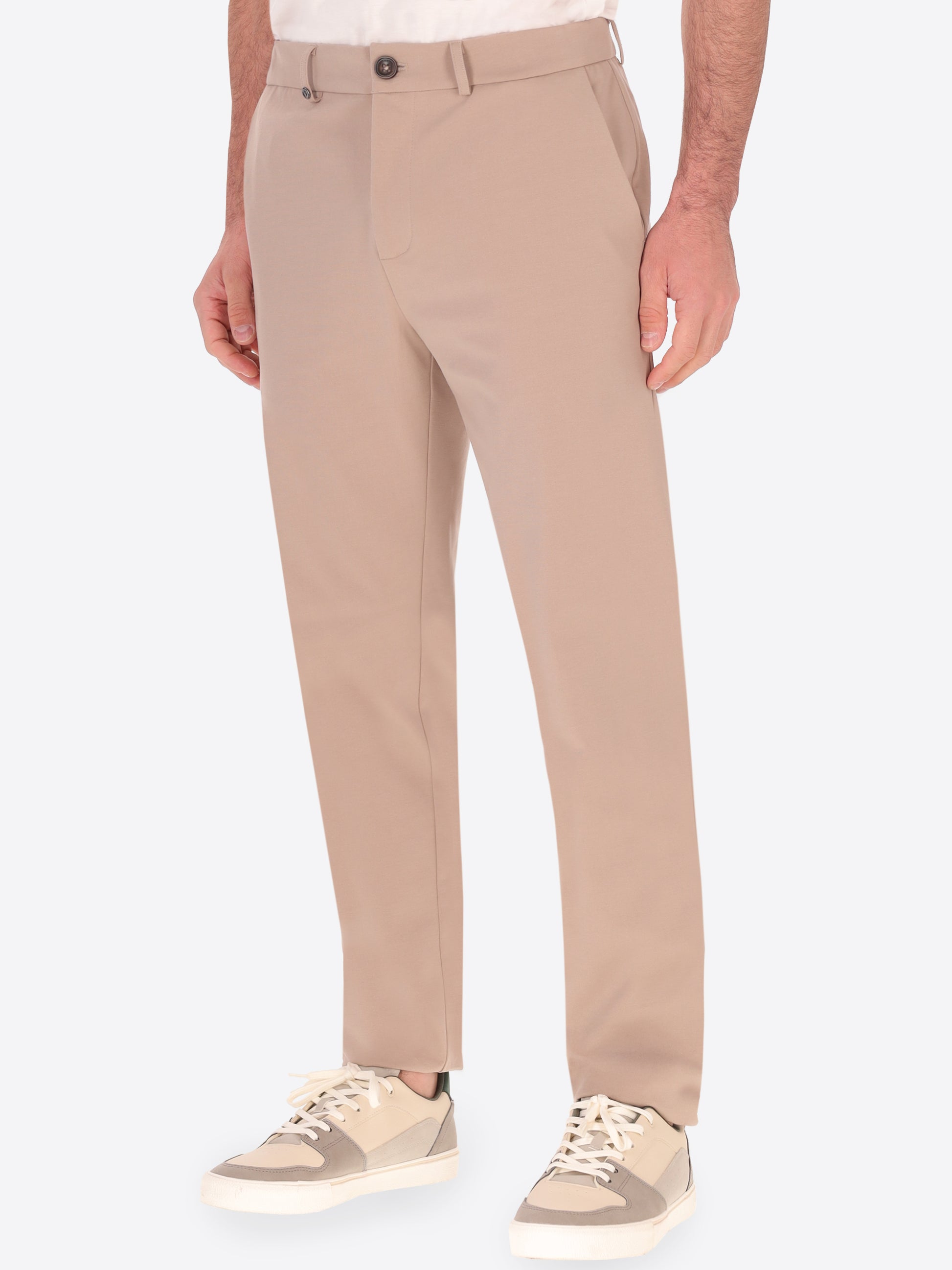 York Hose aus Technischem Punto-Milano-Gewebe