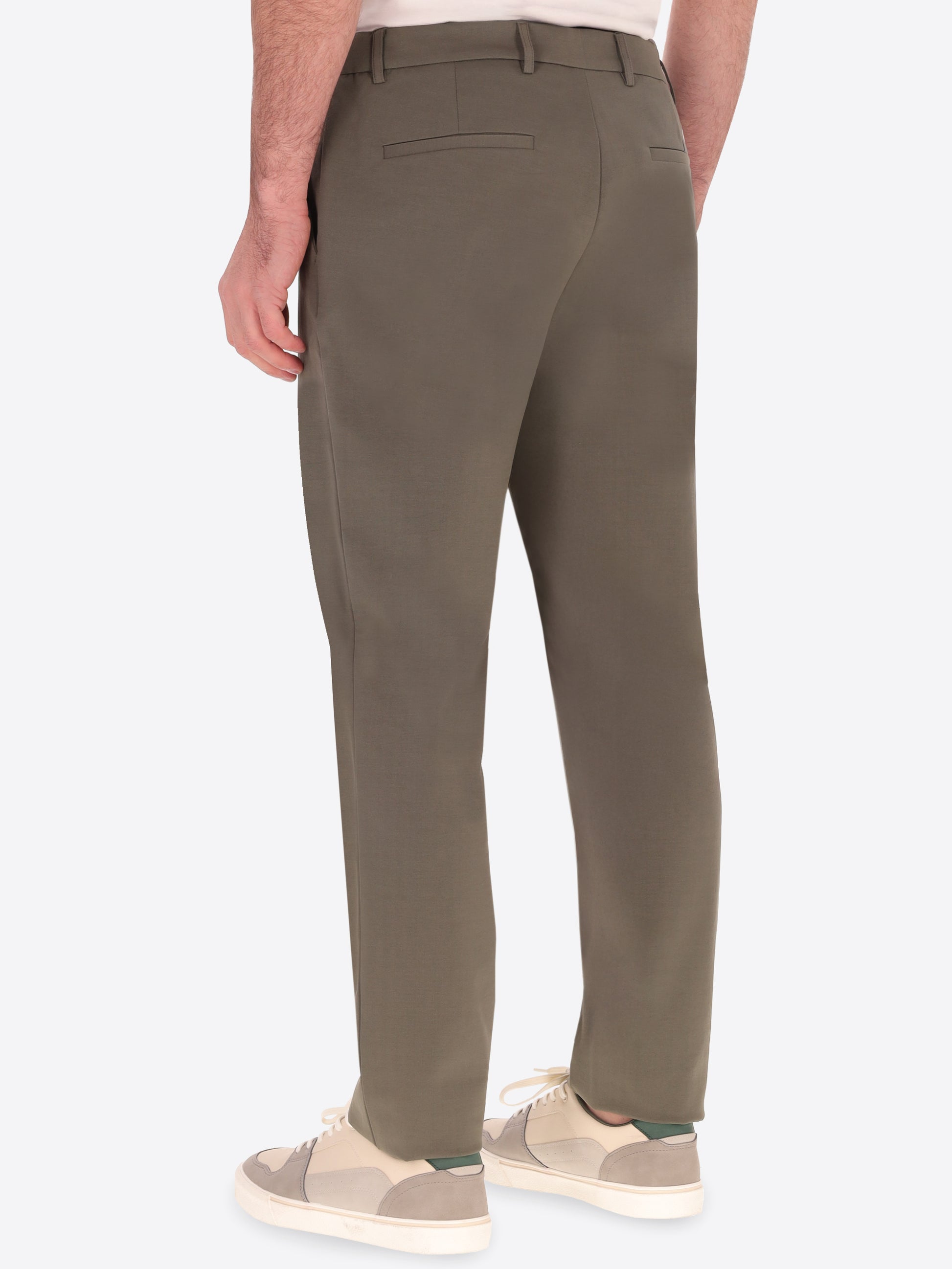 York Hose aus Technischem Punto-Milano-Gewebe