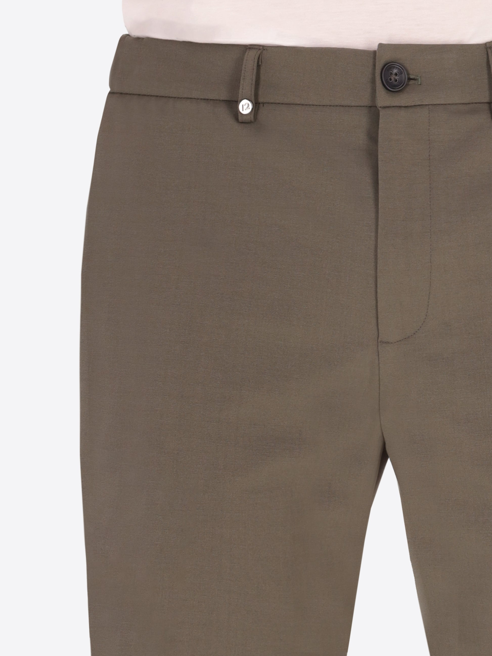 York Hose aus Technischem Punto-Milano-Gewebe