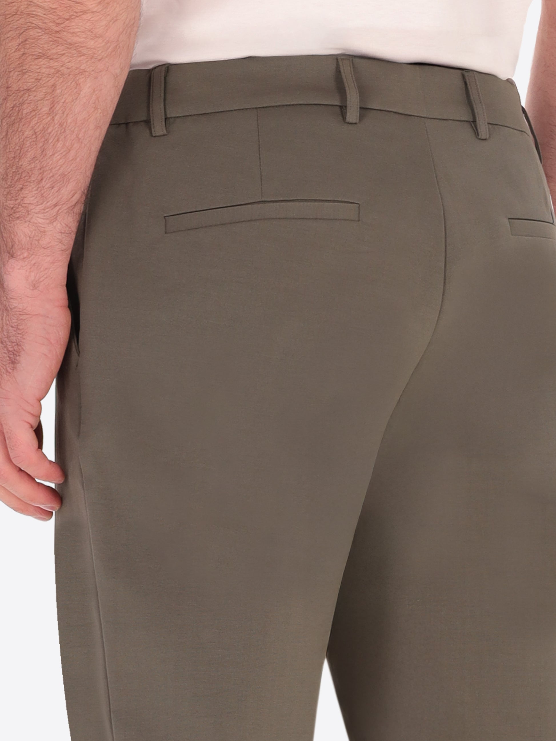 York Hose aus Technischem Punto-Milano-Gewebe