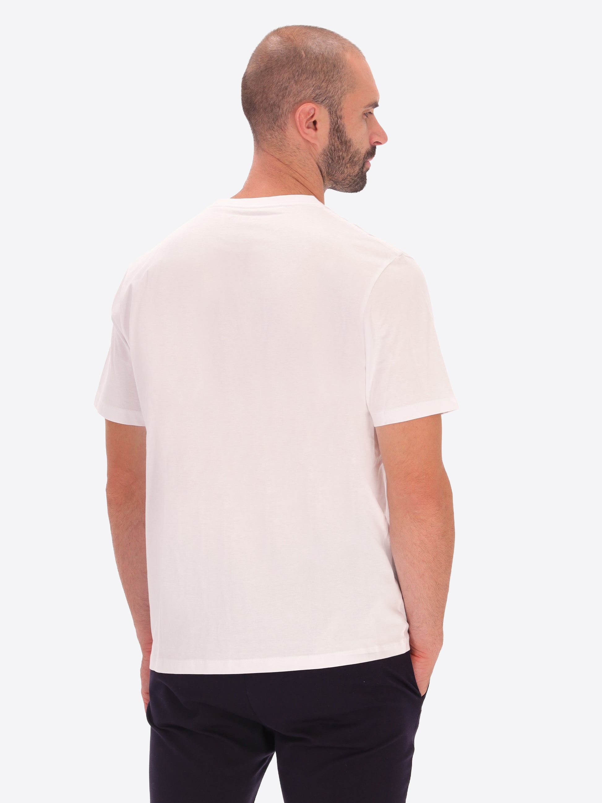 Londra Baumwoll-T-Shirt mit Rundhalsausschnitt und Logo