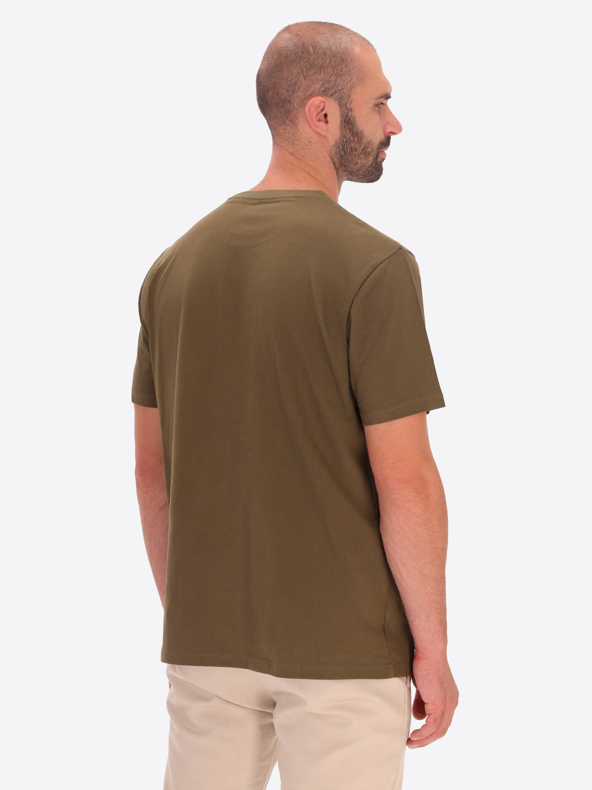 Londra Baumwoll-T-Shirt mit Rundhalsausschnitt und Logo