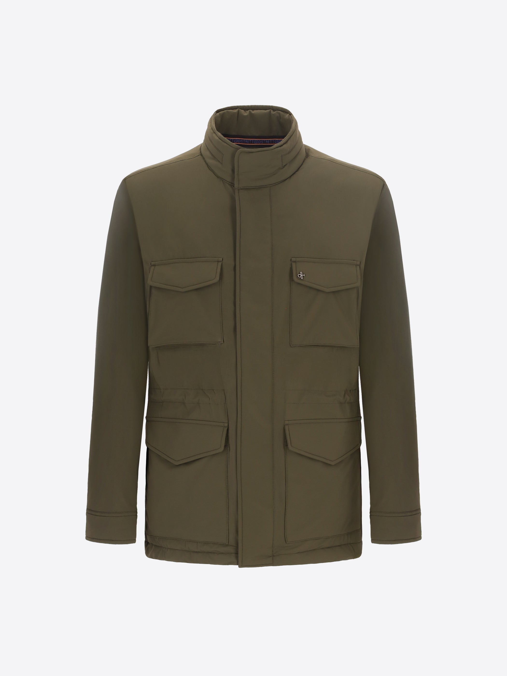 Distretto12 Klimt Military Padded Technical Nylon Field Jacket - Product Still Life