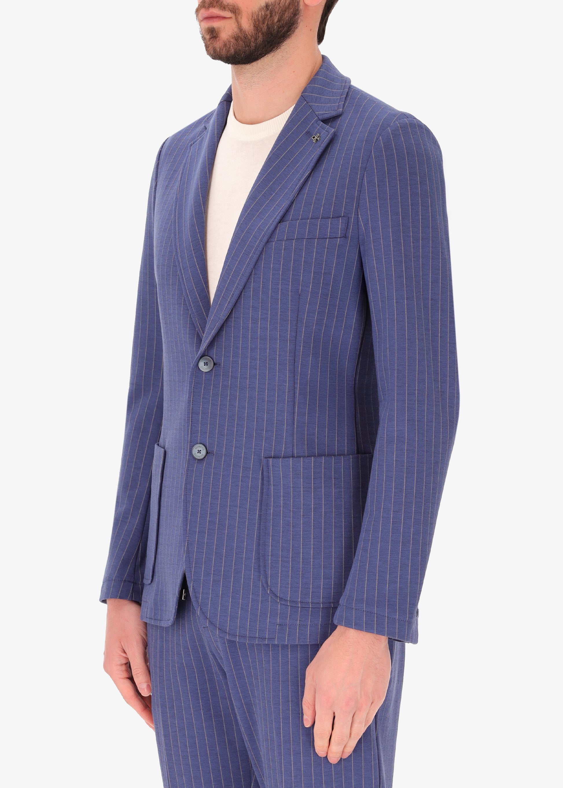 Jacke Luci aus Gestreiftem Jersey