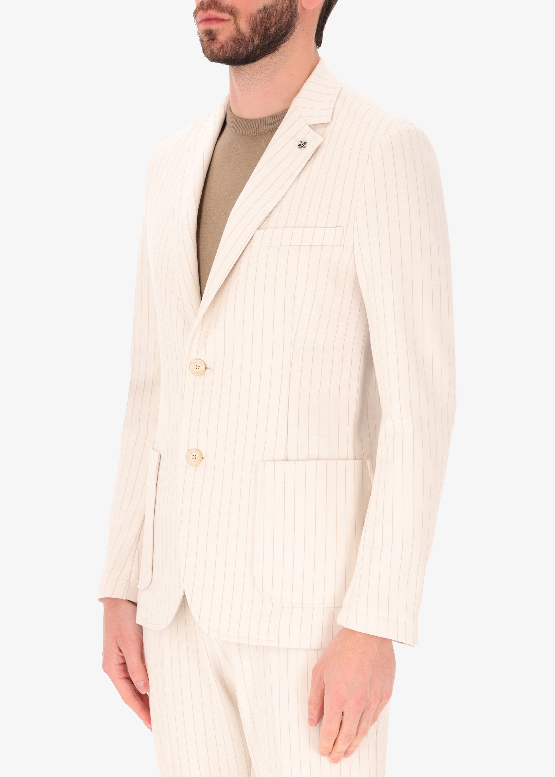 Jacke Luci aus Gestreiftem Jersey