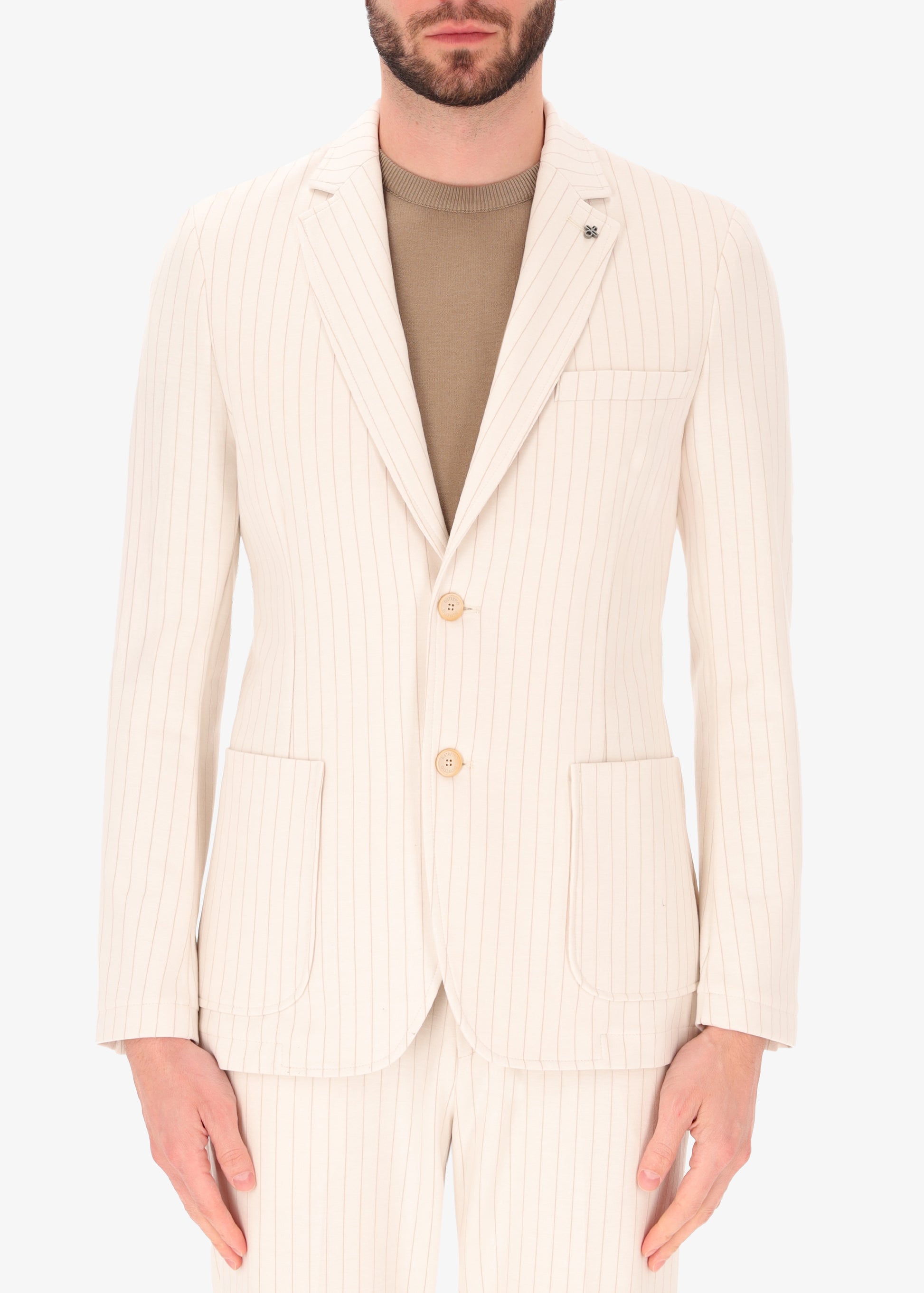 Jacke Luci aus Gestreiftem Jersey