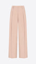 Distretto12 Belmont Sand Poly-Viscose Oversized Pleated Trousers - Woman - Product Still Life