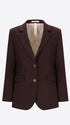Distretto12 Belmont Chocolate Poly-Viscose Regular Jacket - Woman - Product Still Life