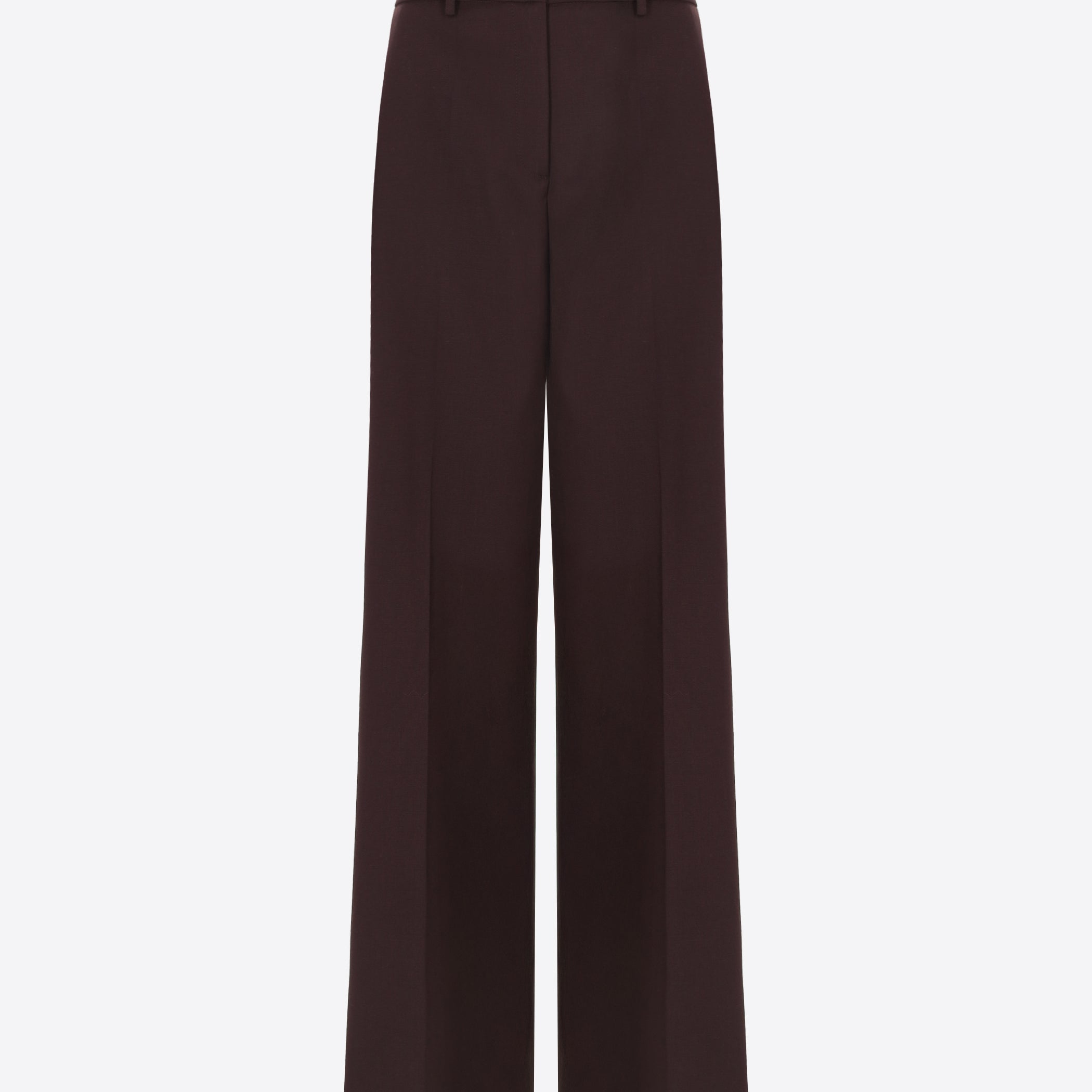 Distretto12 Belmont Chocolate Poly-Viscose Regular Trousers - Woman - Product Still Life