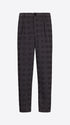 Distretto12 Ban Carracci Charcoal Prince-Of-Wales Milano-Jersey Trousers - Product Still Life