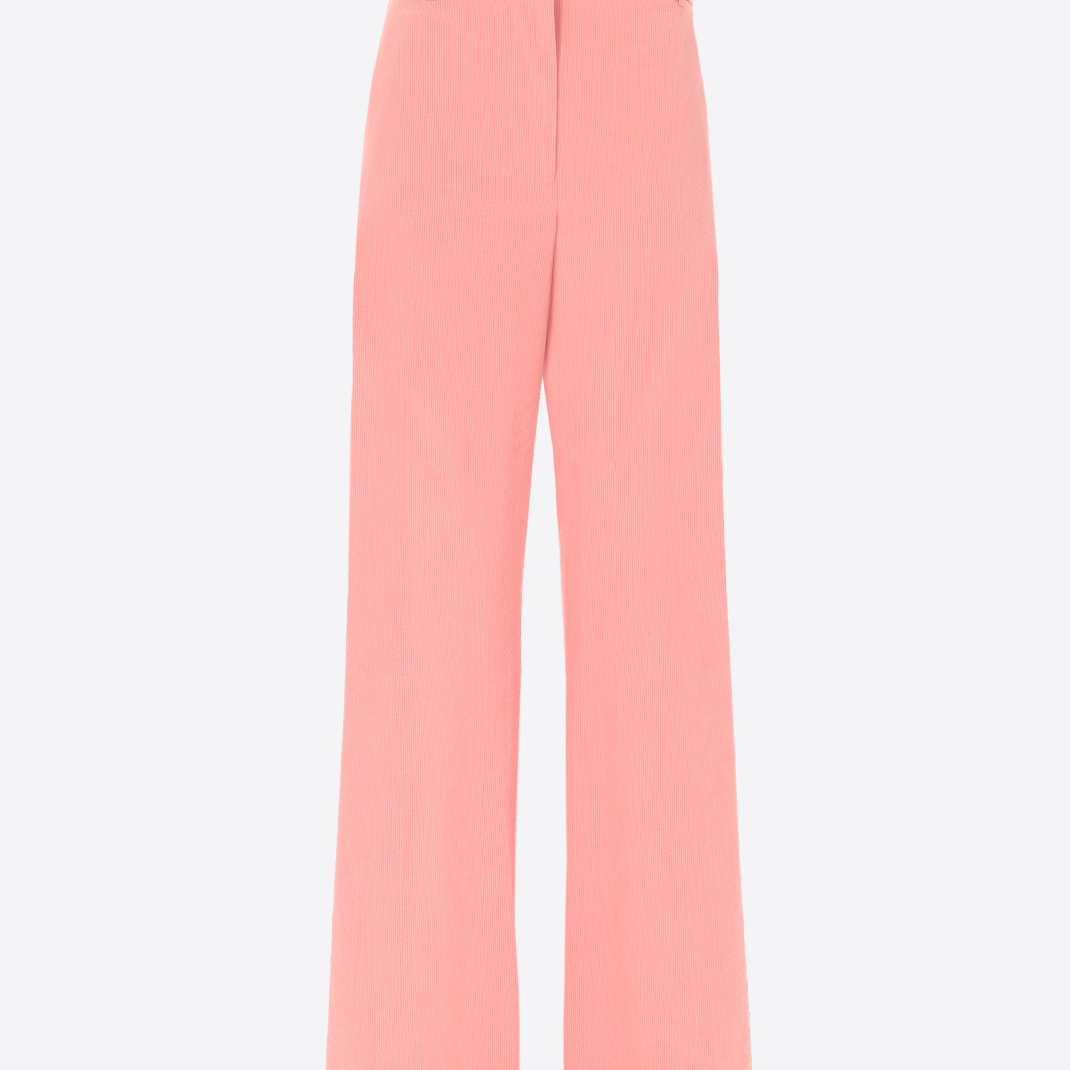 Arezzo Regular Palazzo-Hose Aus Super-Comfort Feinstruktur-Streifengewebe - Woman