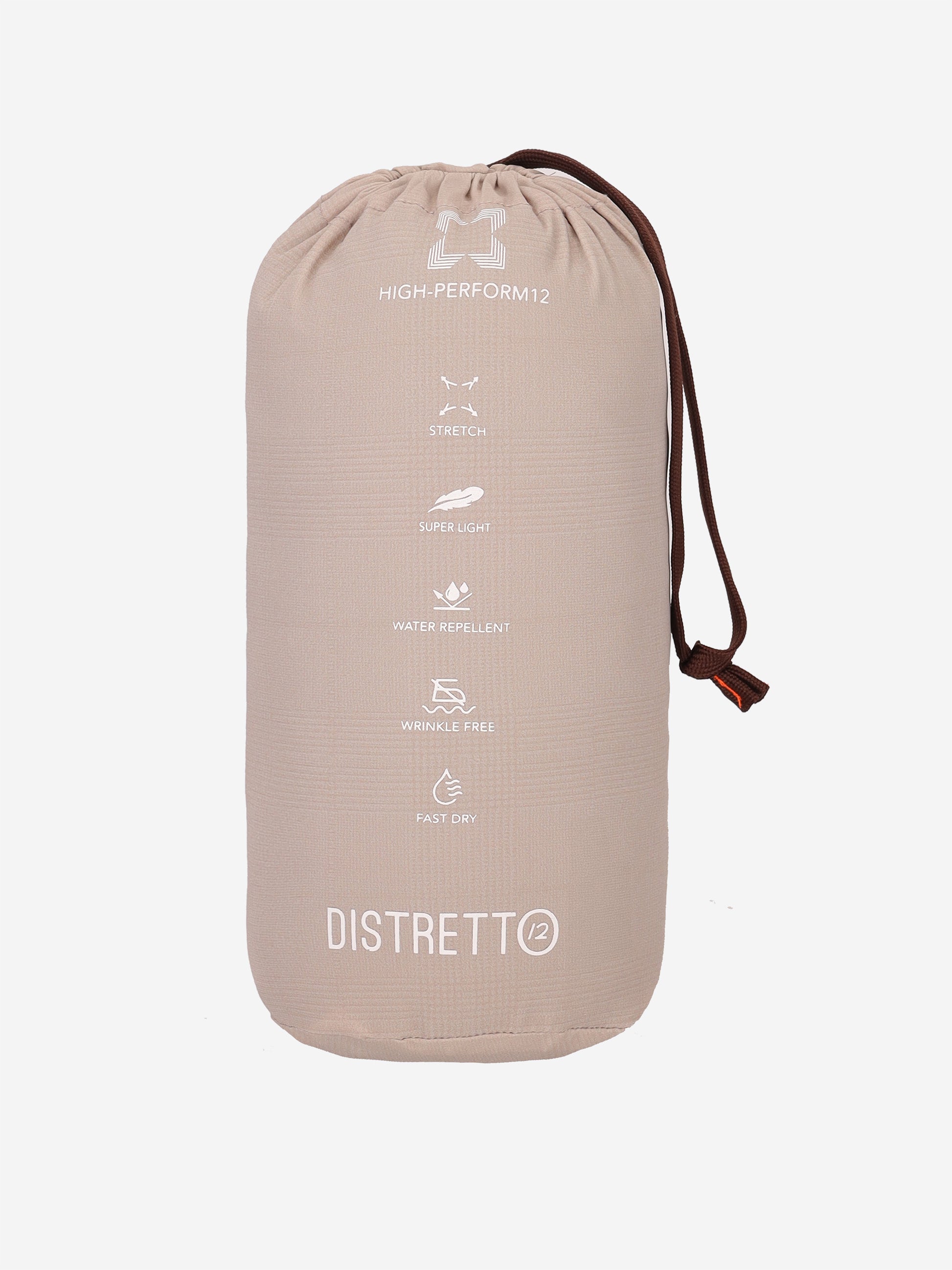 Pantalone High-Perform12 Rio Pences Quercia In Tessuto Tecnico Stretch Principe Di Galles