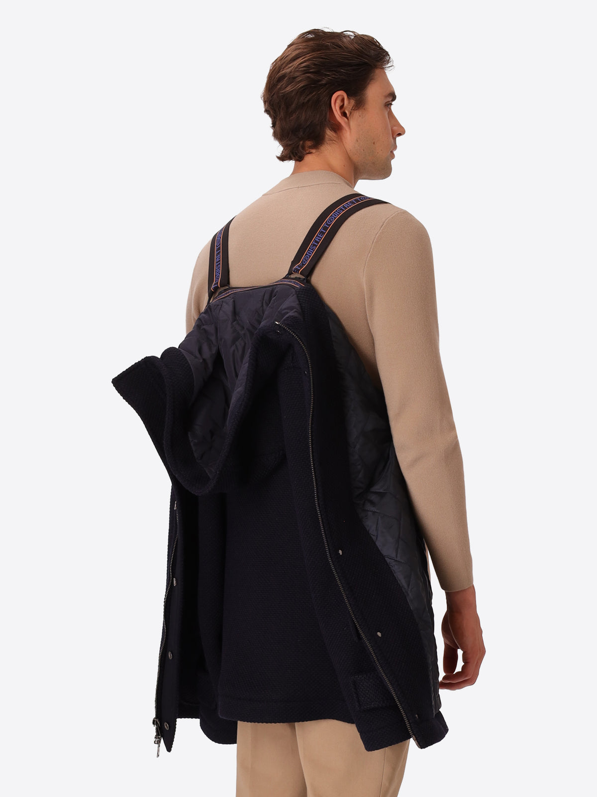Seed-Stitch Wool-Blend Hooded Jacket Blasius