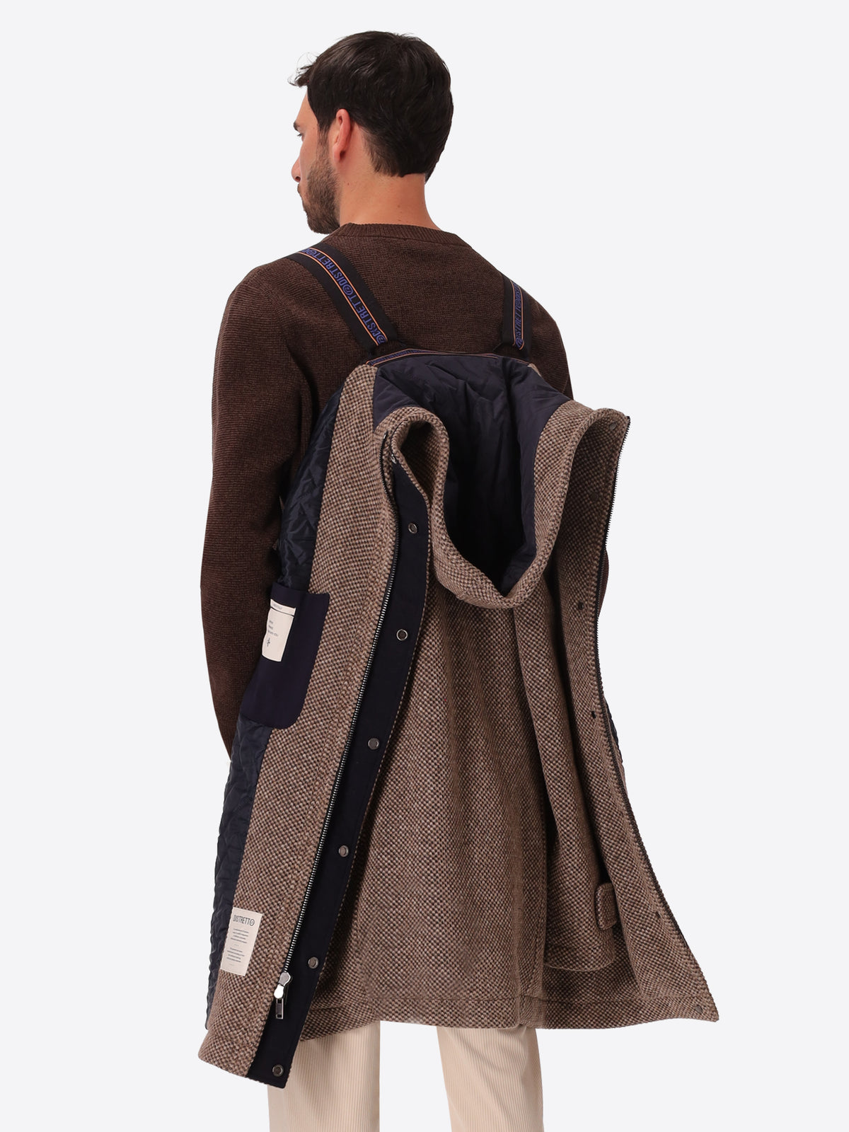 Seed-Stitch Wool-Blend Parka Blasius