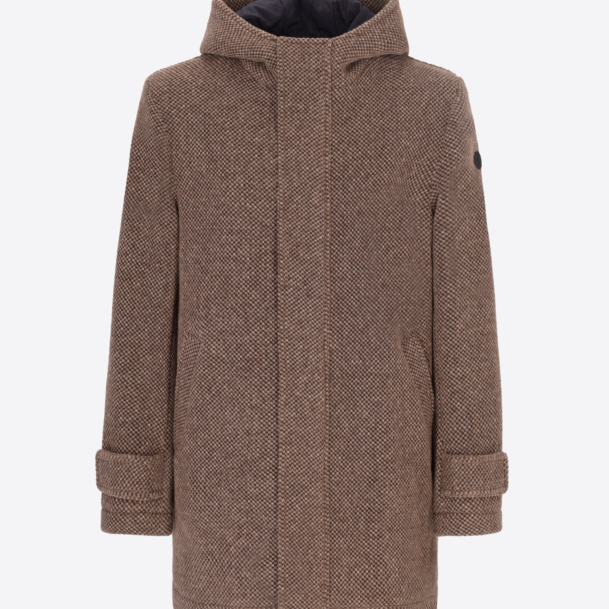 Seed-Stitch Wool-Blend Parka Blasius