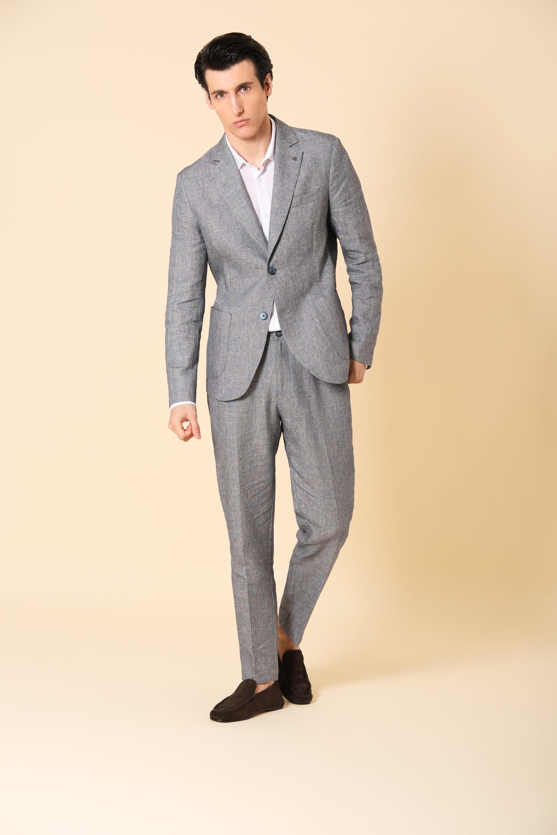 Jacket Certo In Soft-Touch Linen Blend Fabric