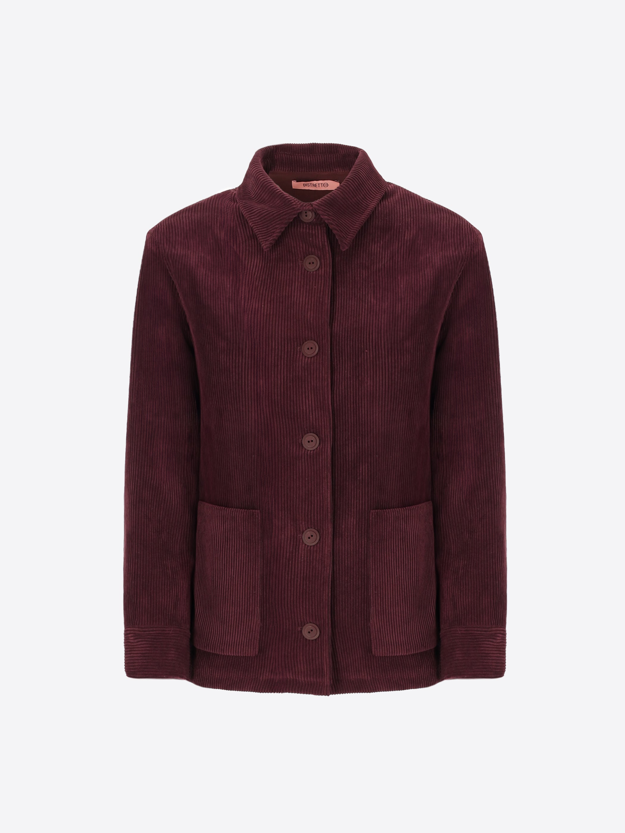 Shirt Jacket in Corduroy Fabric Crix - Woman
