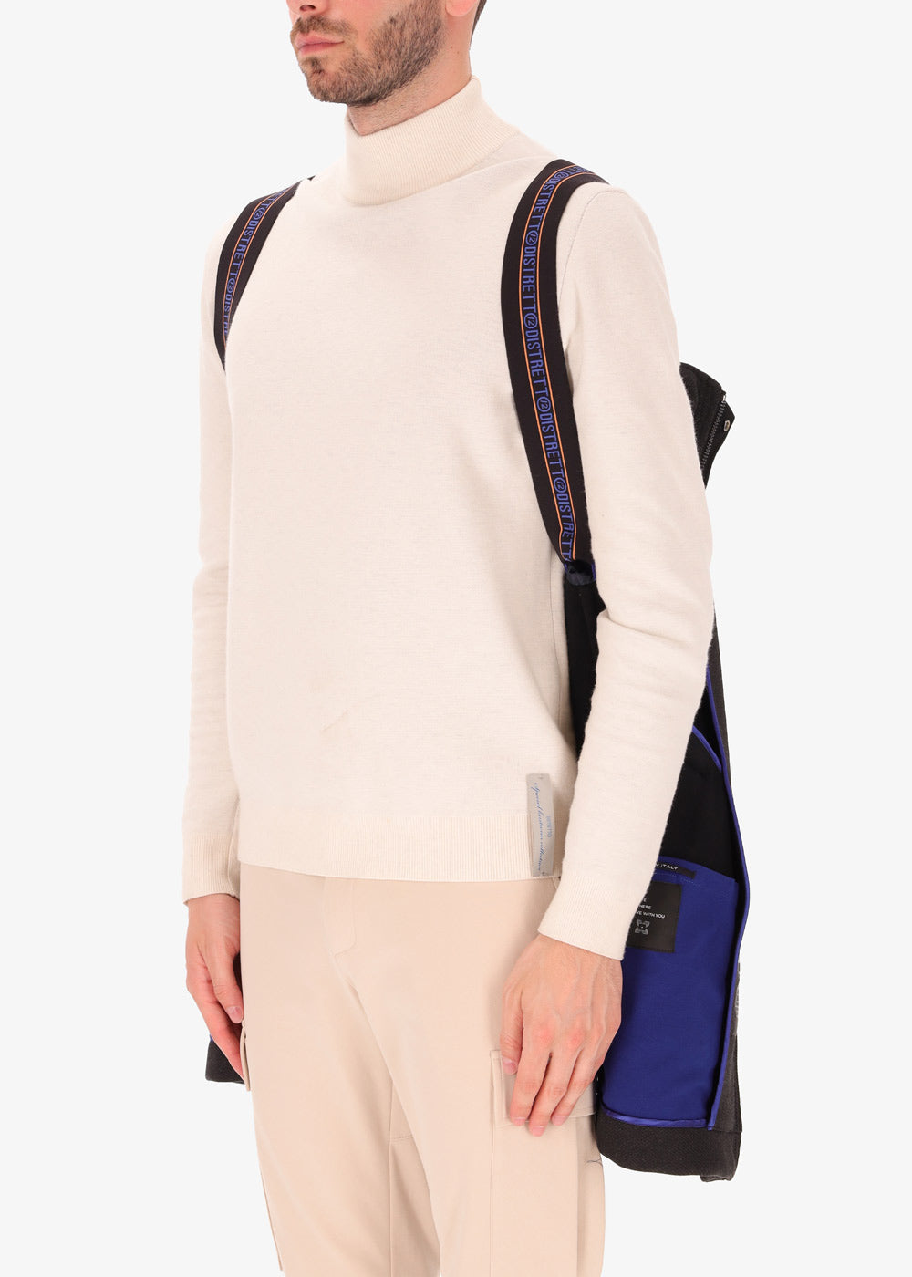 Short Jacket Hooded Cruise in Stretch Technical Fabric