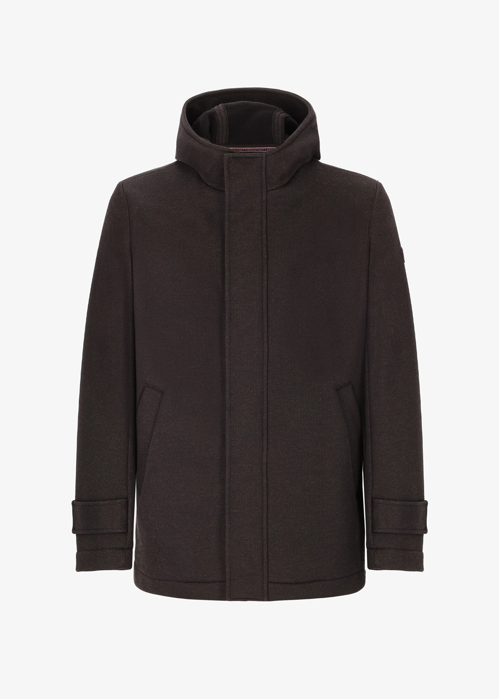 Short Jacket Hooded Cruise in Stretch Technical Fabric