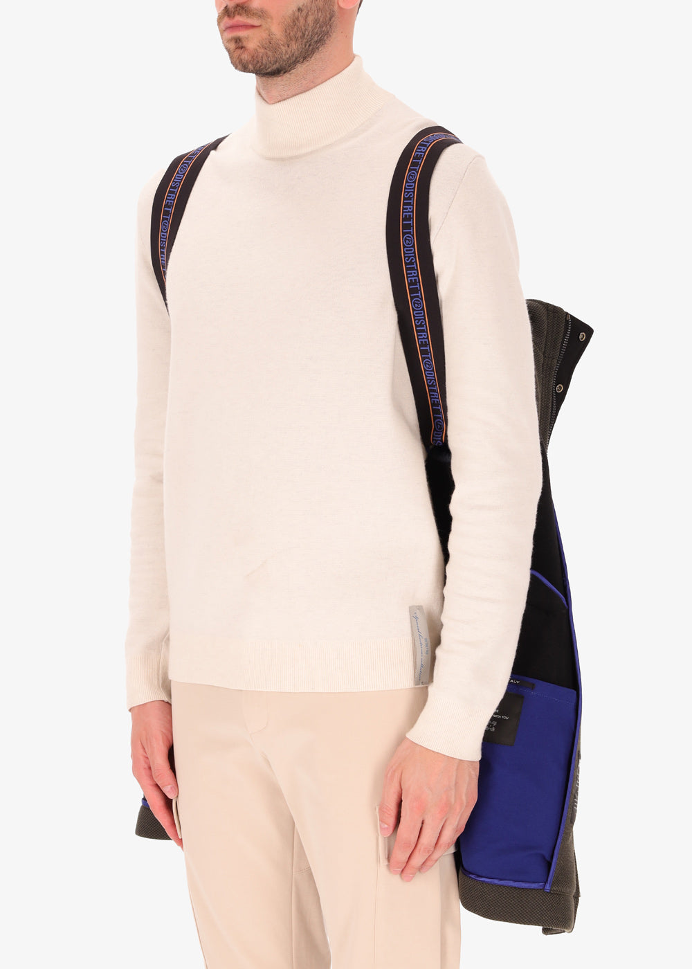 Short Jacket Hooded Cruise in Stretch Technical Fabric