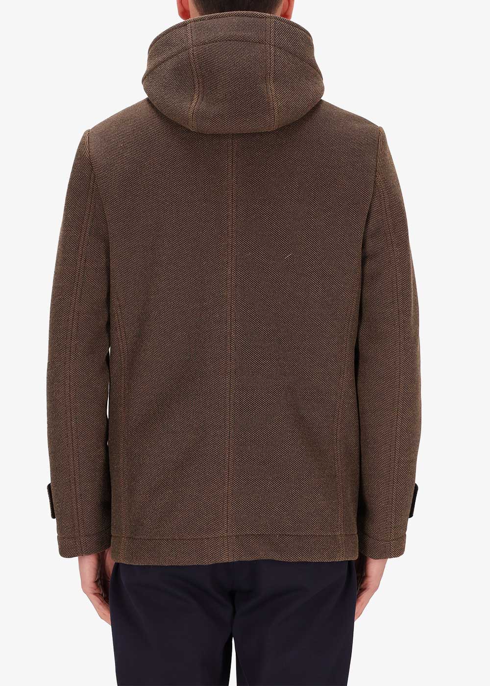 Short Jacket Hooded Cruise in Stretch Technical Fabric